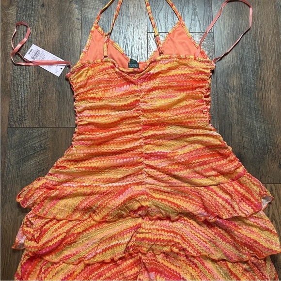 Women's Sleeveless Ruched Front Tiered Dress - Wild Fable - Picture 7 of 9